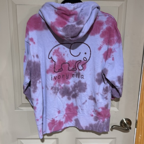 Ivory Ella tie dye size Small Hooded sweatshirt - Picture 4 of 4